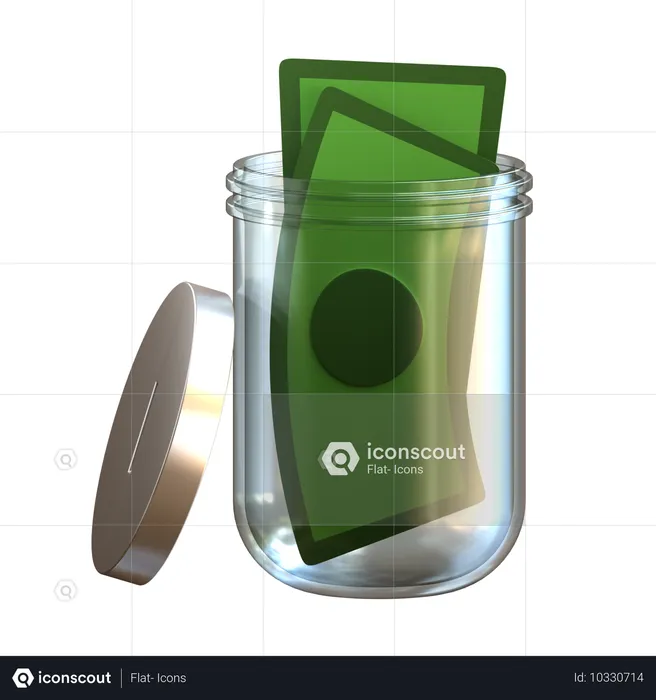 Tip Jar  3D Icon