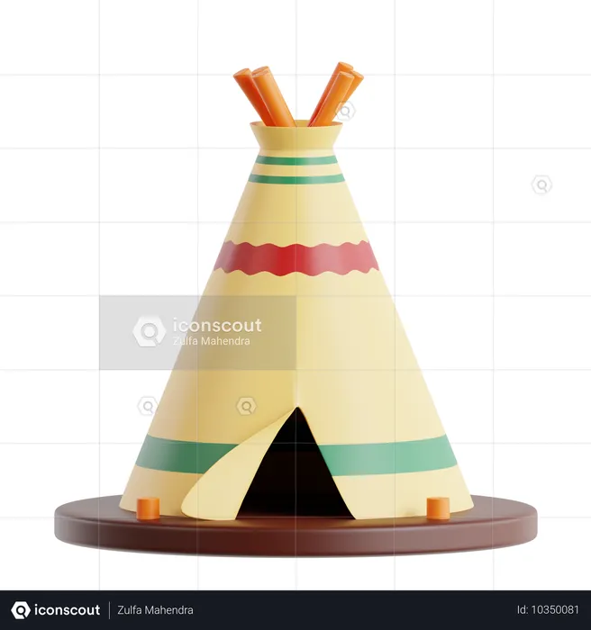 Tipi  3D Icon