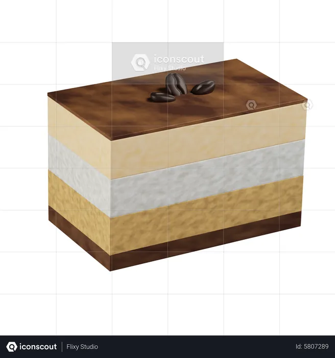 Tiramisu  3D Icon