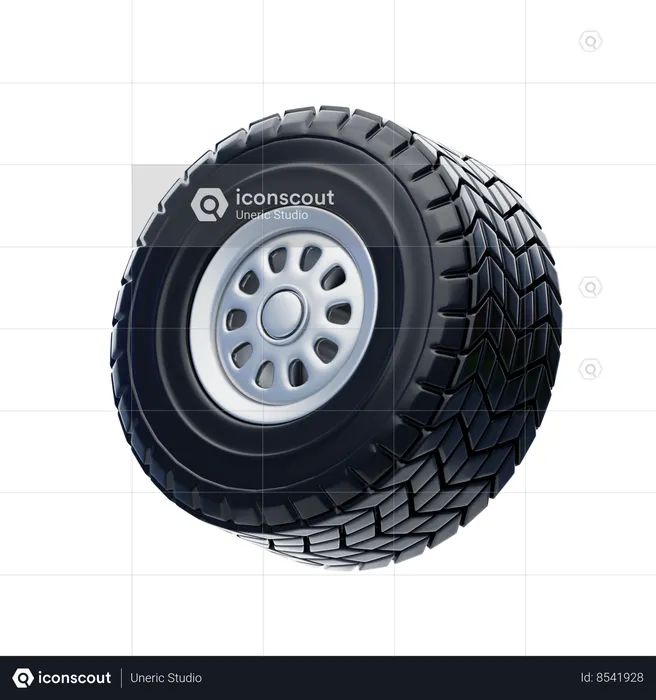 Tire  3D Icon