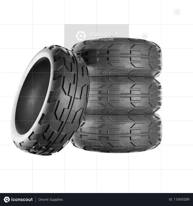 Tire  3D Icon