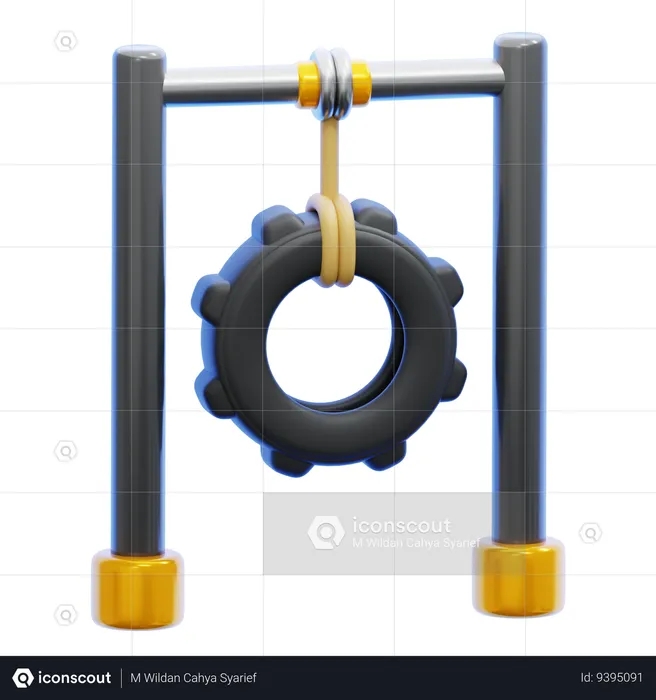 TIRE SWING  3D Icon