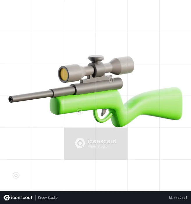 Tireur d'élite  3D Icon