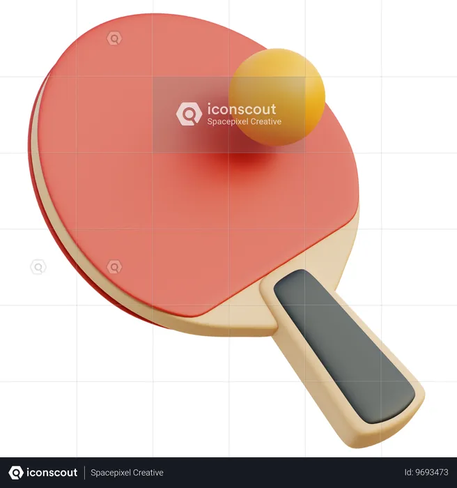 Tischtennis  3D Icon