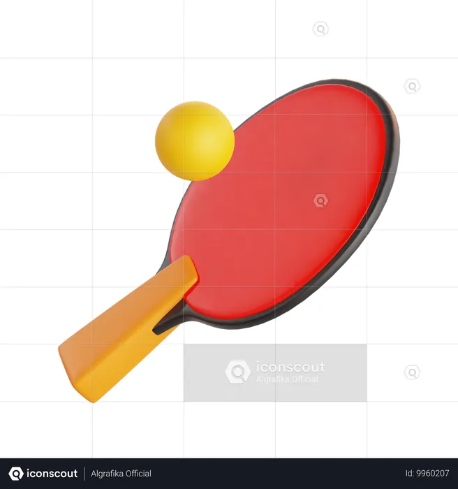 Tischtennis  3D Icon