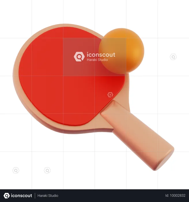 Tischtennis  3D Icon