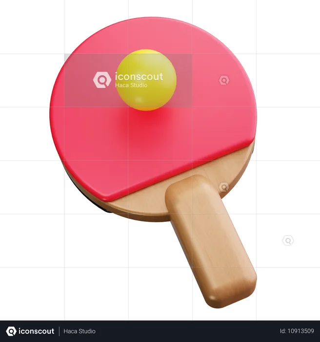 Tischtennis  3D Icon