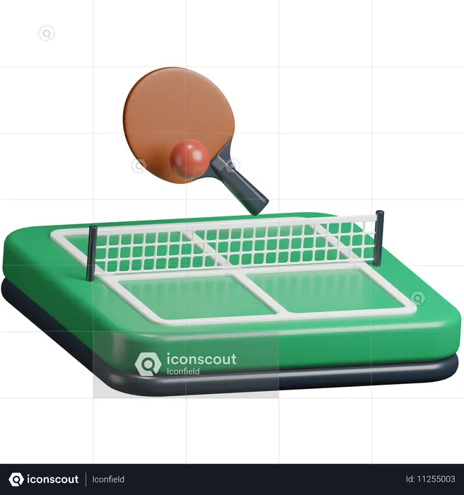 Tischtennis  3D Icon