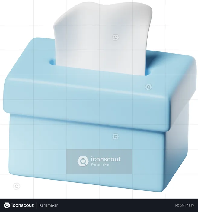 Tissue Box  3D Icon