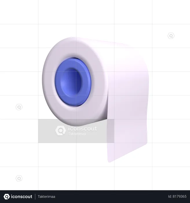 Tissue Roll  3D Icon