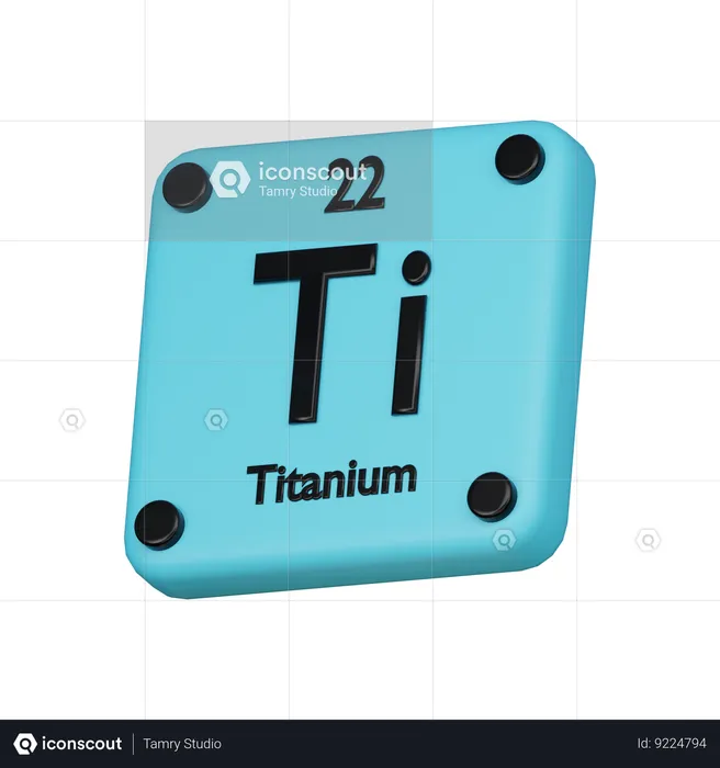 Titanium  3D Icon