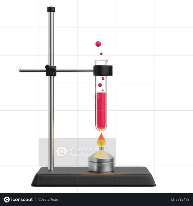 Titration Tube Experiment  3D Icon