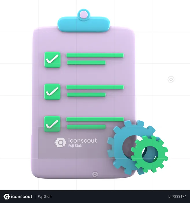 To Do List  3D Icon