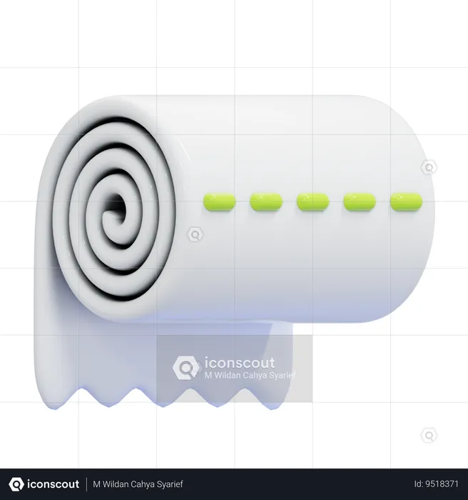 Papel toalha  3D Icon