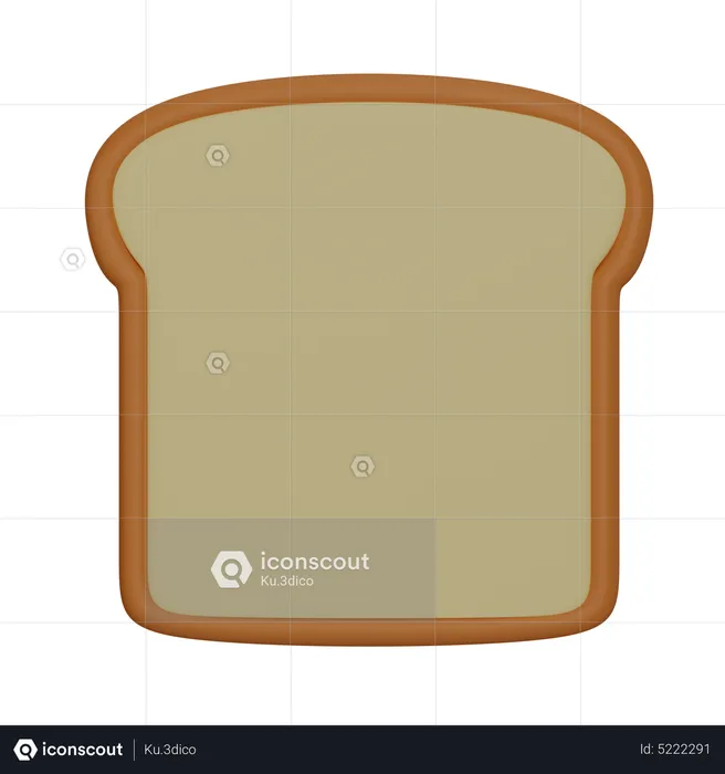 Toast  3D Icon