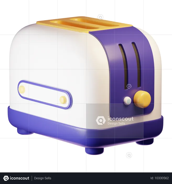 Toaster  3D Icon