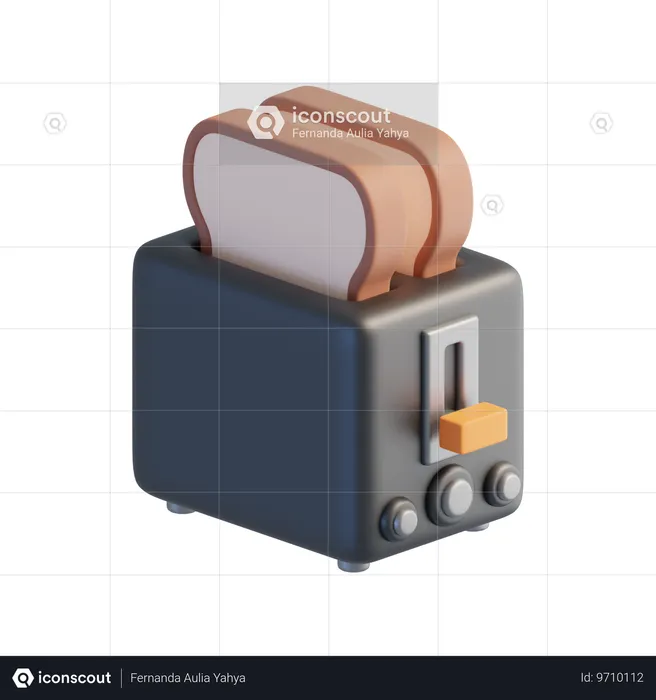 Toaster  3D Icon