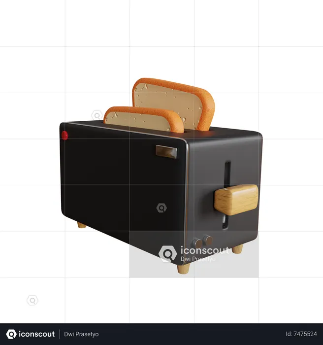 Toaster  3D Icon