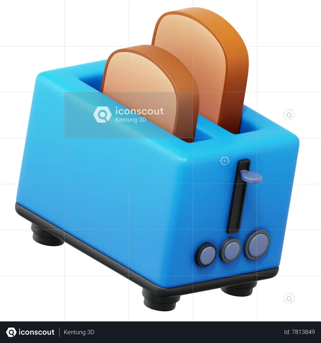 Toaster  3D Icon