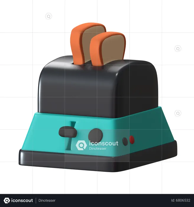 Toaster  3D Icon