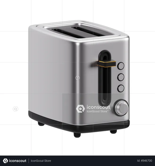Toaster Machine  3D Icon