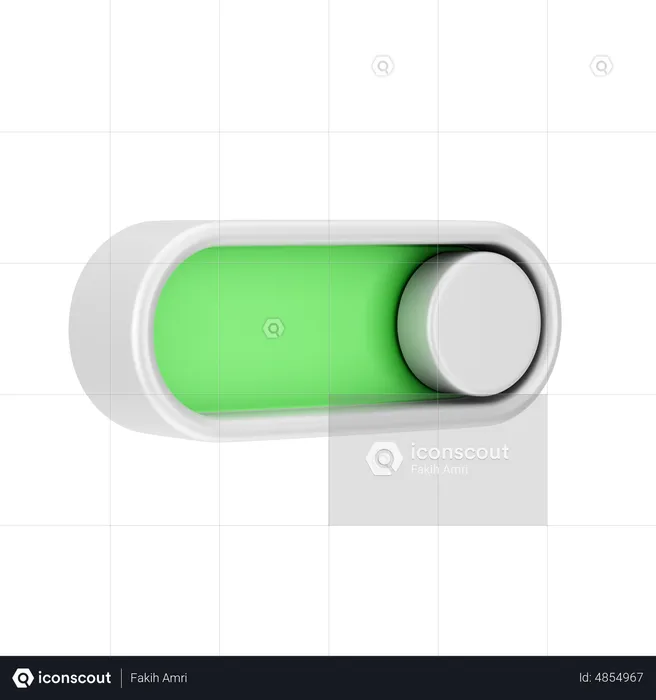 Toggle Button  3D Icon