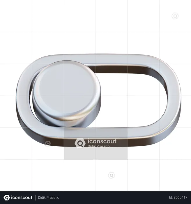 Toggle Button  3D Icon