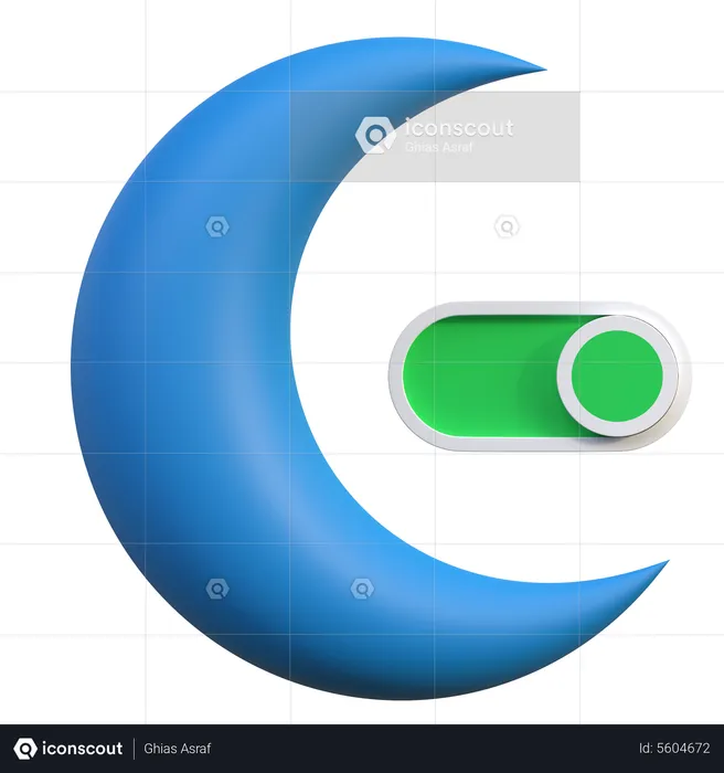 Toggle Night Mode  3D Icon