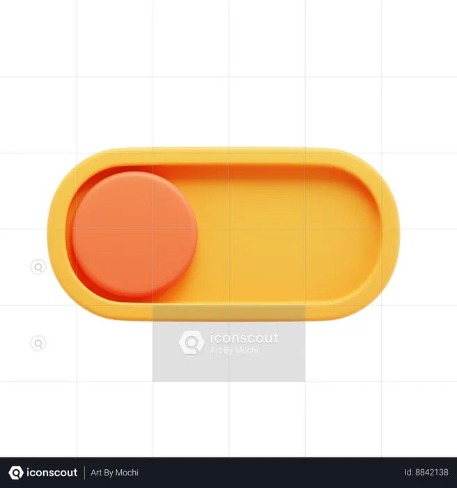 Toggle Off  3D Icon