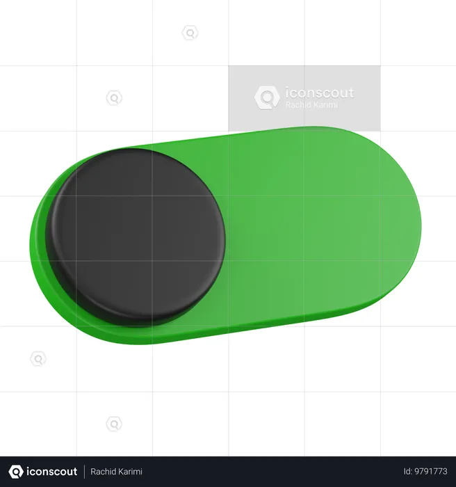 Toggle-off  3D Icon