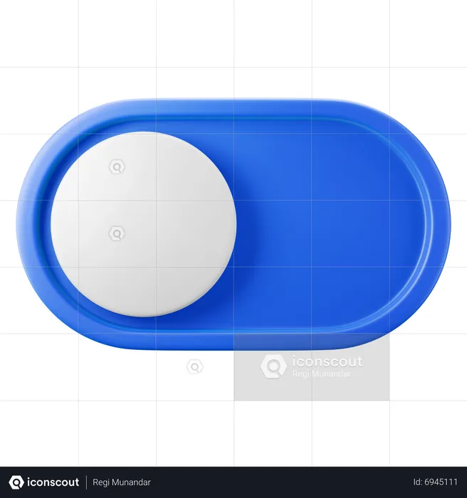Toggle On Off  3D Icon