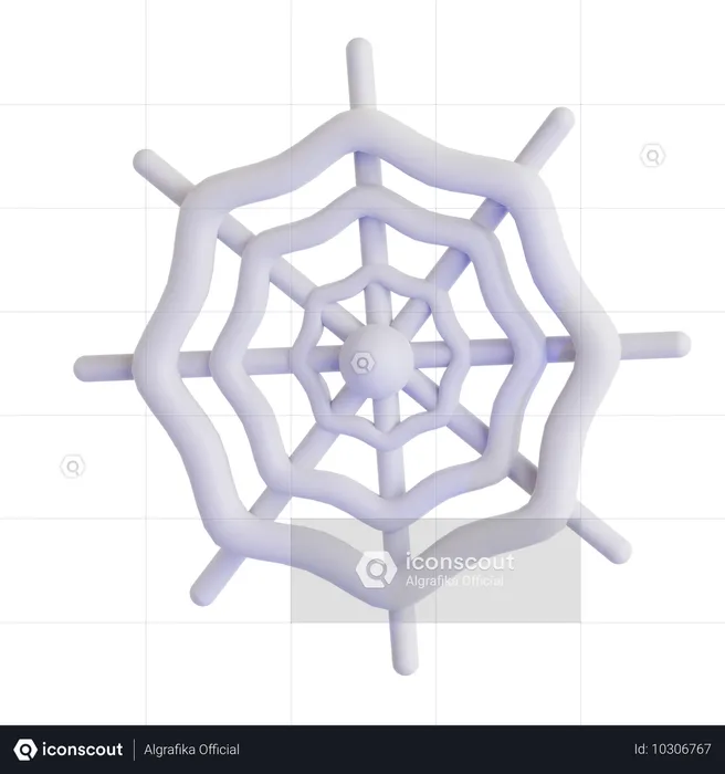 Toile d'araignée  3D Icon