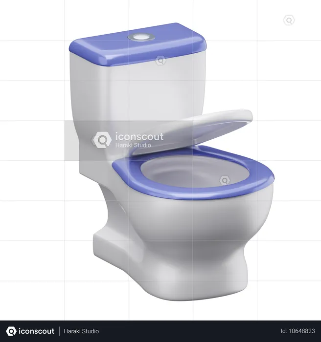 Toilet  3D Icon