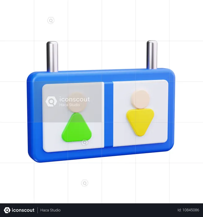 Toilet  3D Icon