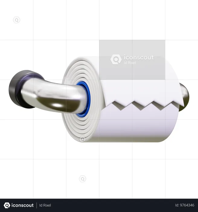 Toilet paper  3D Icon