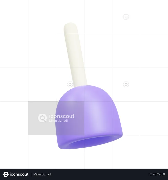Toilet Plumber  3D Icon