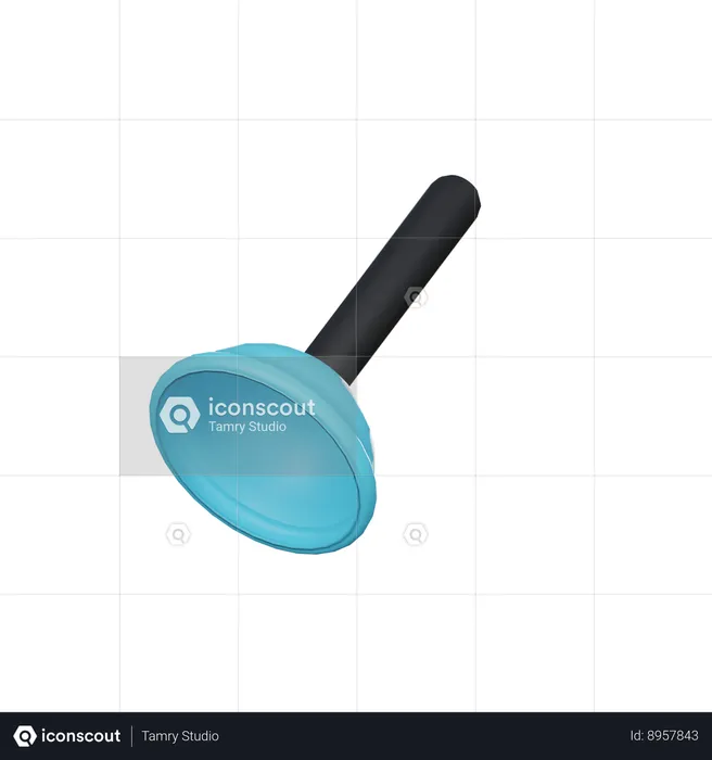 Toilet Suction Stick  3D Icon