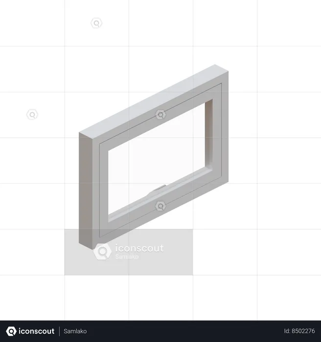 Toilet Window  3D Icon