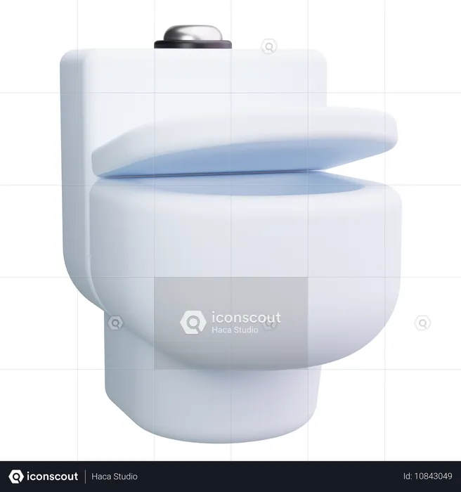 Toilette  3D Icon