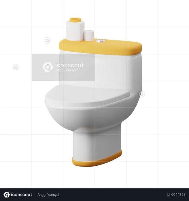 Toilette  3D Icon