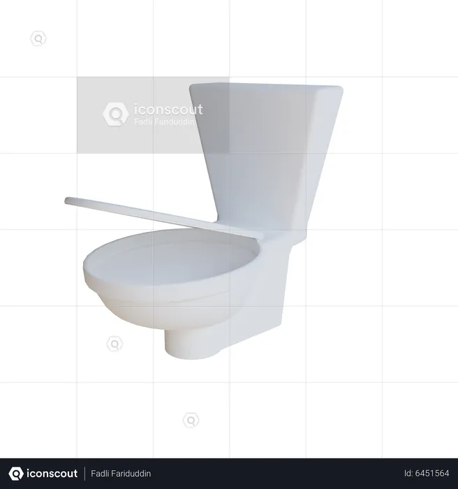 Toilettes  3D Icon