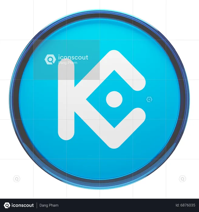 Ficha de kucoin  3D Icon