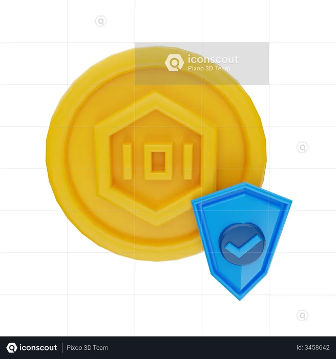 Token Protection  3D Illustration