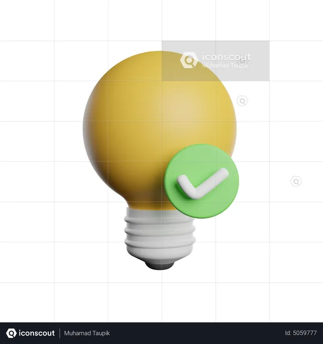 Großartige Idee  3D Icon