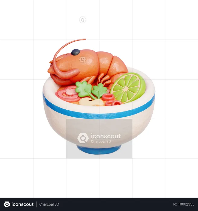 Tom Yum Goong  3D Icon