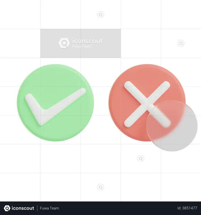 Tomando uma decisão  3D Icon