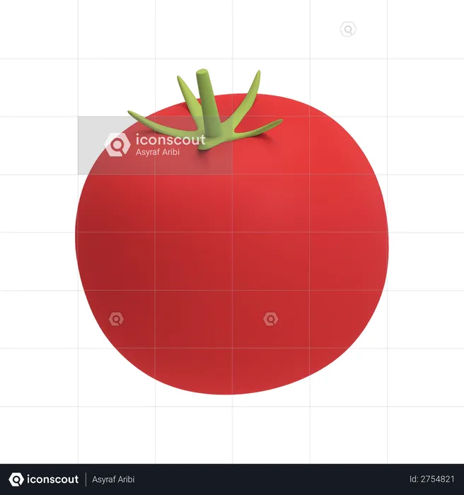 Tomate  3D Illustration