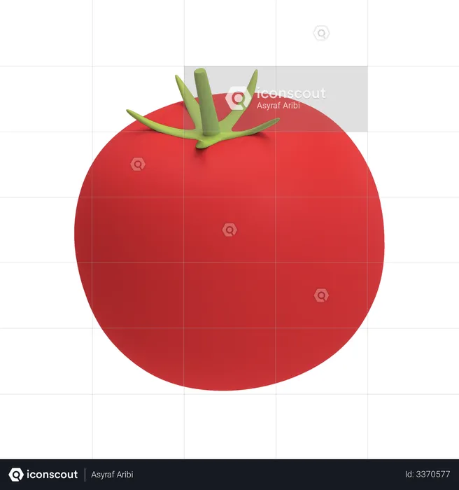 Tomate  3D Illustration