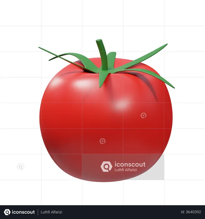 Tomate  3D Illustration