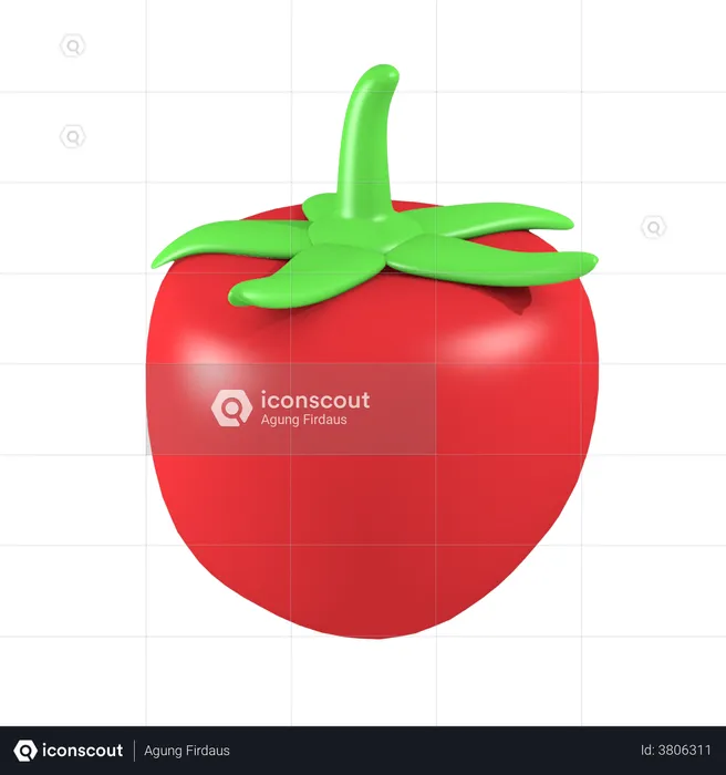 Tomate  3D Illustration